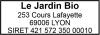 Tampon Magasin Bio 4 lignes empreinte