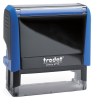 Cachet entreprise obligatoire 70x25mm Boitier Bleu 