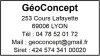 Tampon professionnel Géomètre Expert 6 lignes empreinte