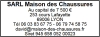 Tampon Magasin Chaussures 7 lignes empreinte
