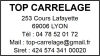 Tampon professionnel Carreleur 6 lignes empreinte