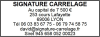 Tampon Carreleur 7 lignes empreinte