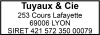 Tampon plombier chauffagiste 4 lignes empreinte
