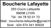 Tampon professionnel boucherie 6 lignes empreinte