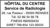Tampon professionnel Hôpital 6 lignes empreinte