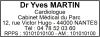 Tampon éco Cardiologue 6 lignes empreinte