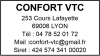 Tampon professionnel VTC 6 lignes empreinte
