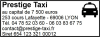 Tampon Taxi 6 lignes/logo empreinte