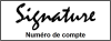Tampon Signature 58x22mm empreinte