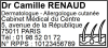 Tampon professionnel Dermatologue 7 lignes/logo empreinte