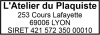 Tampon Plaquiste 4 lignes empreinte
