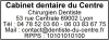 Tampon éco Dentiste 6 lignes empreinte