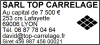 Tampon professionnel Carreleur 7 lignes/logo empreinte