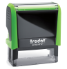 Tampon Traiteur 6 lignes/logo Boitier Vert 