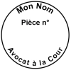 Tampon Bois Rond 30mm empreinte