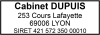 Tampon Expert-Comptable 4 lignes empreinte