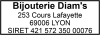 Tampon bijouterie 4 lignes empreinte