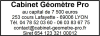 Tampon Géomètre Expert 6 lignes empreinte