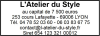 Tampon Magasin Vêtements 6 lignes empreinte
