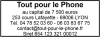 Tampon Magasin Téléphonie 6 lignes empreinte