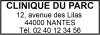 Tampon Clinique 4 lignes empreinte
