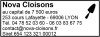 Tampon Plaquiste 6 lignes/logo empreinte