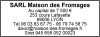 Tampon Fromagerie 7 lignes empreinte