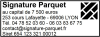 Tampon Parqueteur 6 lignes/logo empreinte