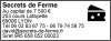 Tampon Fromagerie 7 lignes/logo empreinte