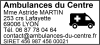 Tampon professionnel Ambulancier 7 lignes/logo empreinte
